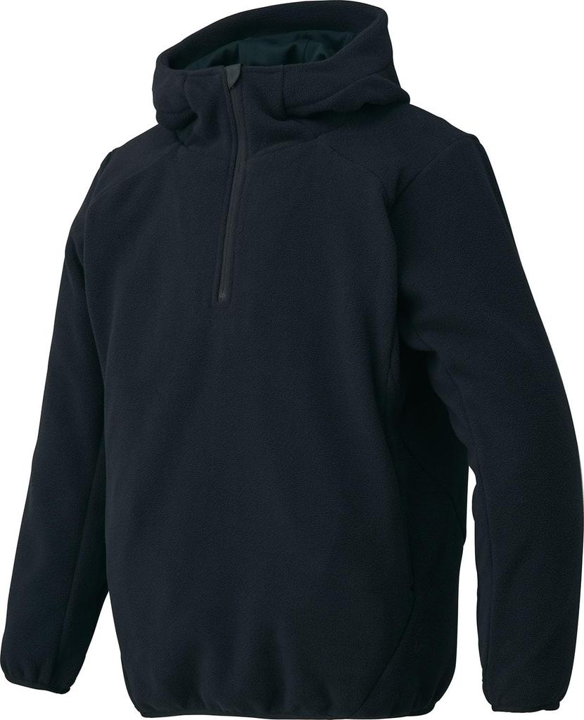 ZETT Baseball Fleece Navy Size BOF170 Hoodie, Half-Zip Hoodie, Jacket, (2900), L,
