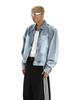 Men's Retro Washed Denim Jacket - High-End, Casual, Loose Fit for Autumn