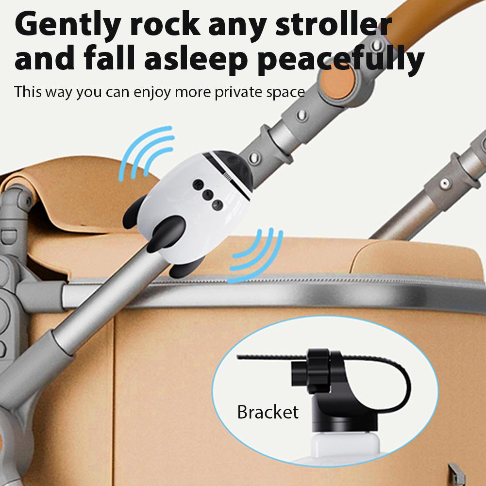 Baby Stroller Rocker Accessory, Portable Automatic Infant Swing Sleep Soother, with White Noise & Bluetooth, Solves Baby