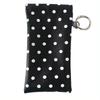 Stylish Polka Dot  Eyeglasses Pouch Water-resistant PU Leather Scratch-Resistant Soft Glasses Case Storage Bag for Women Daily