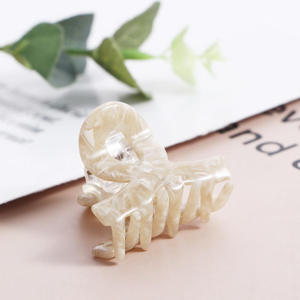 Acetate Printing Korean Style Barrette Women Hair Accessories Small Hair Claw Cute Hairpin