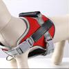 XL Red Adjustable Reflective Do Harness with Leash for Outdoor Walkin - Suitable for Lare Dos