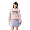 Li Ning Sports Life Collection Sweatshirt Women's Light Blush Pink AWDV360-4