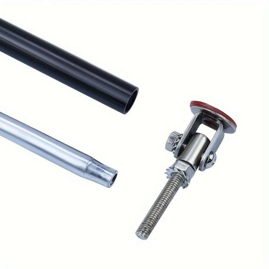 2 pcs of car front lip support rod, metal front shovel, rear bumper modification accessories, adjustable without drilling holes