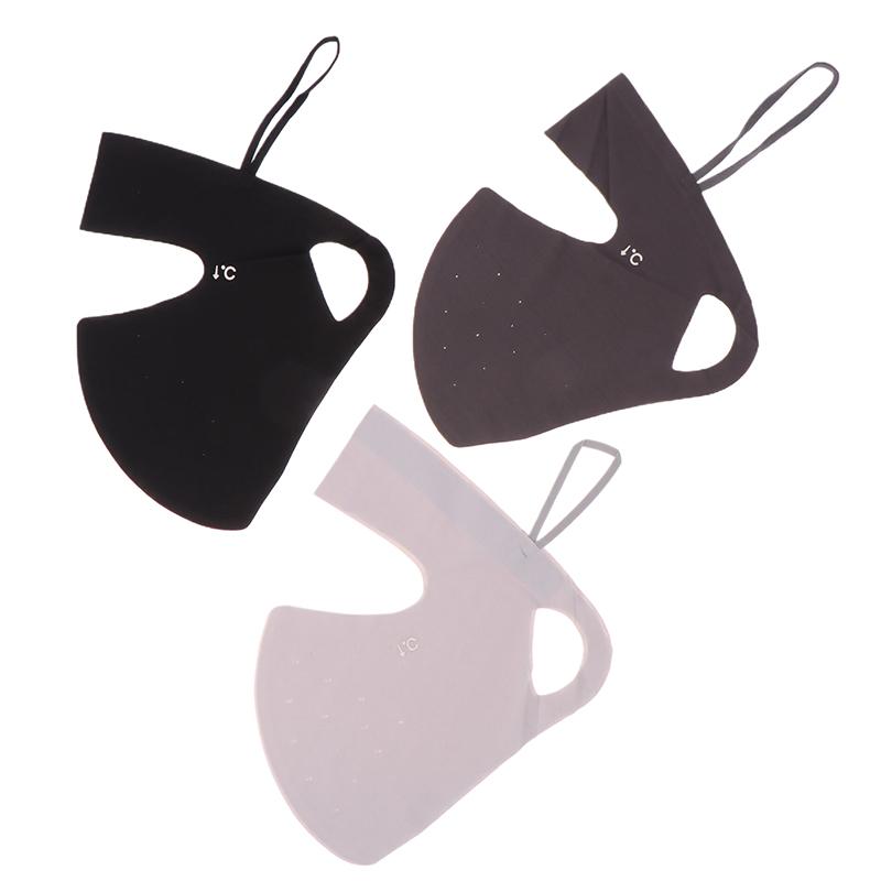 Solkremmaske Sporløs kvinner Avtakbar Facekini Ice Silk Anti-Ultrafiolett sommerpustende tynt deksel Hele ansiktet