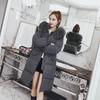 Women's Winter Thickened Padded Jacket Long Bread Coat Big Fur Collar Warm Jacket
