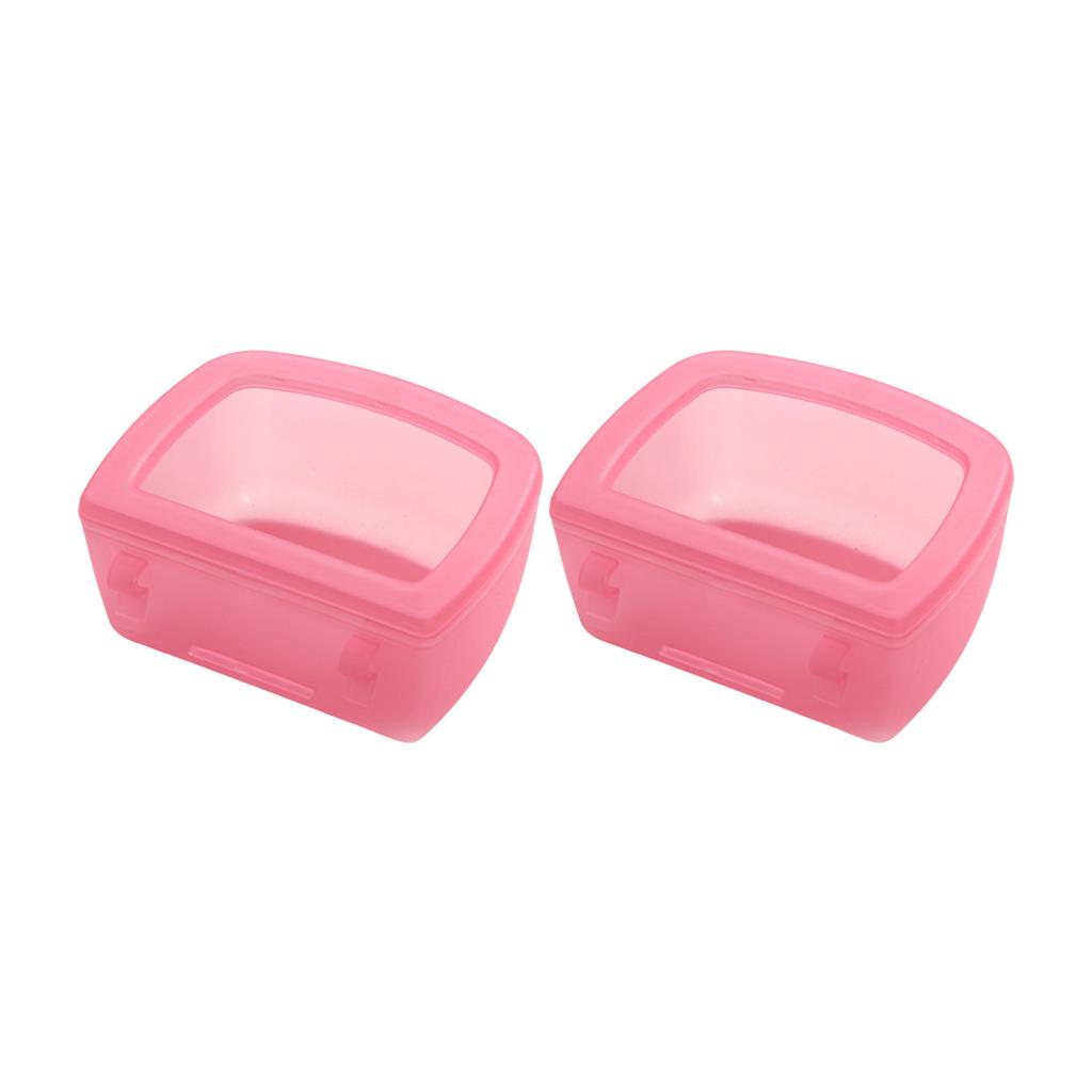Spillproof Hanging Pet Water Bowl For Small Dog Secure Hook Design Plastic Water Feeder Easy To Clean Crate Waterer 2PCS