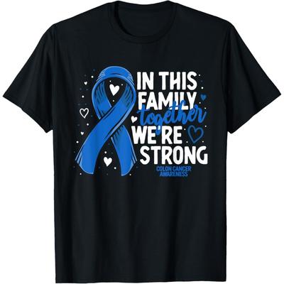 Darmkrebs Unterstützungs-T-Shirt Familie Darmkrebs Bewusstseins-T-Shirt