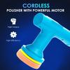 5000RPM 9 Gears 12V Cordless Mini Polisher Car Electric Polishing Machine Adjustable Speed Vehicle Polishing Power Tools