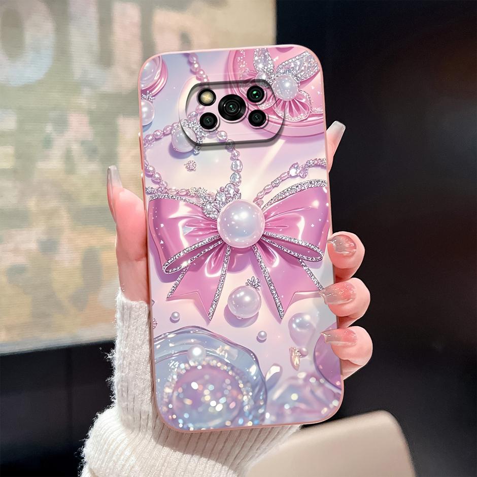 For Xiaomi Poco X3 Pro NFC GT Cases Cartoon Rabbit Lion Portable Anti-drop Lightweight Aesthetic Shell For Xiaomi PocoX3Pro Capa