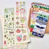 Four-Leaf Clover Vintage Pet Sticker Tape Decorative Stickers for Scrapbooking Cute Washi Tape Suitable for Craft Albums