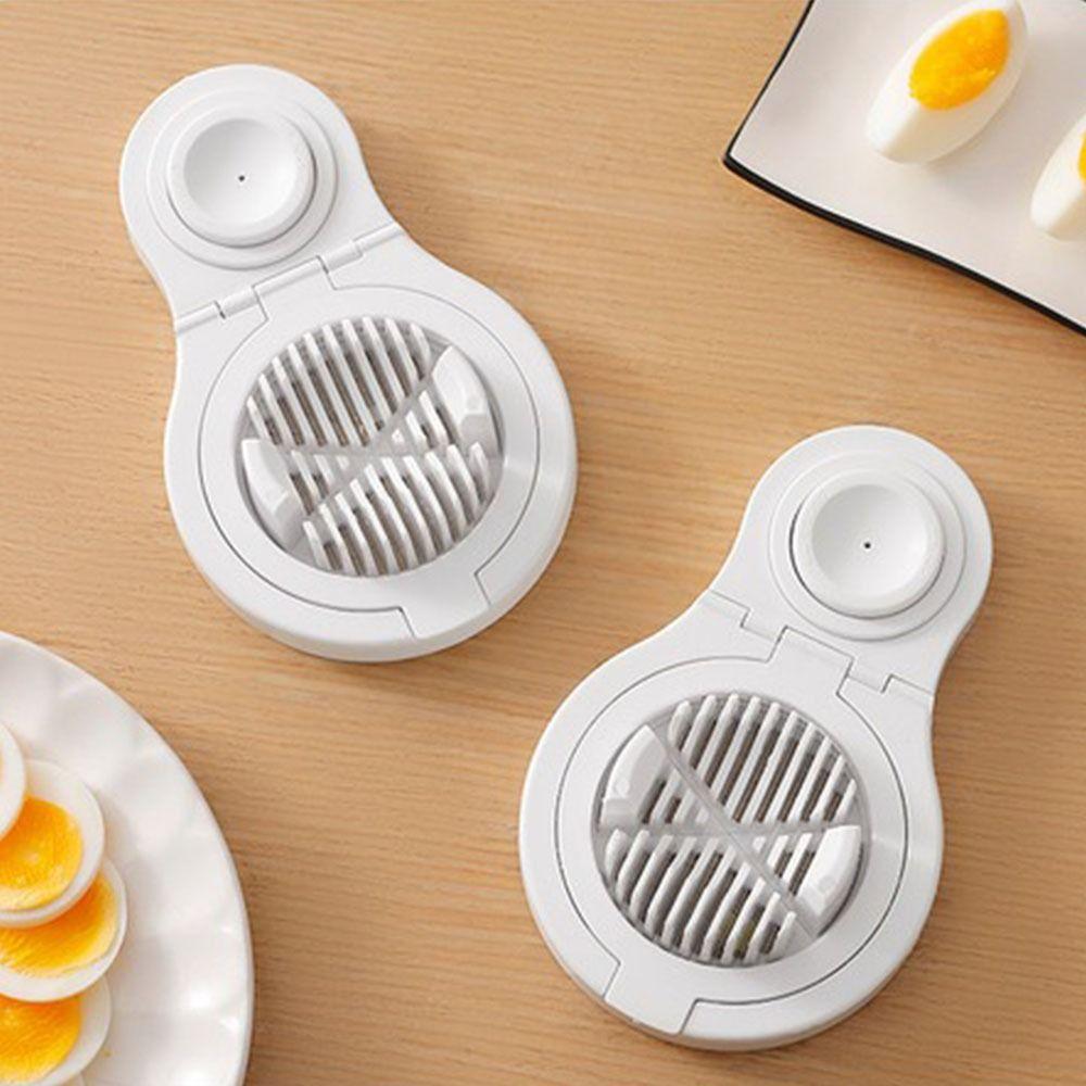 3-in-1 Egg Slicer Manual Century Egg Divider Multifunctional Fancy  Egg Splitter  Home