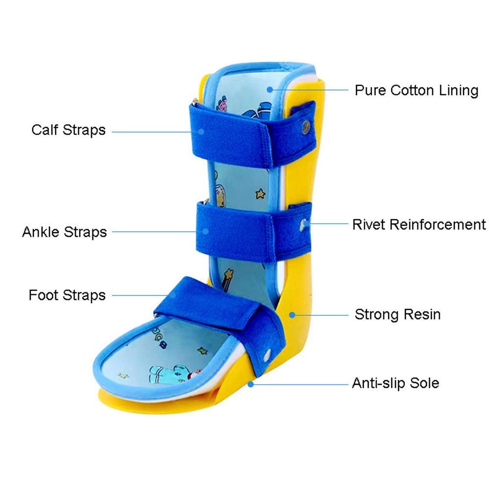 1Pcs Adjustable Child Foot Stabilizer Brace Ankle Fixation Supports Protector Ankle Sprain Foot Drop Valgus Rehabilitation Treatments