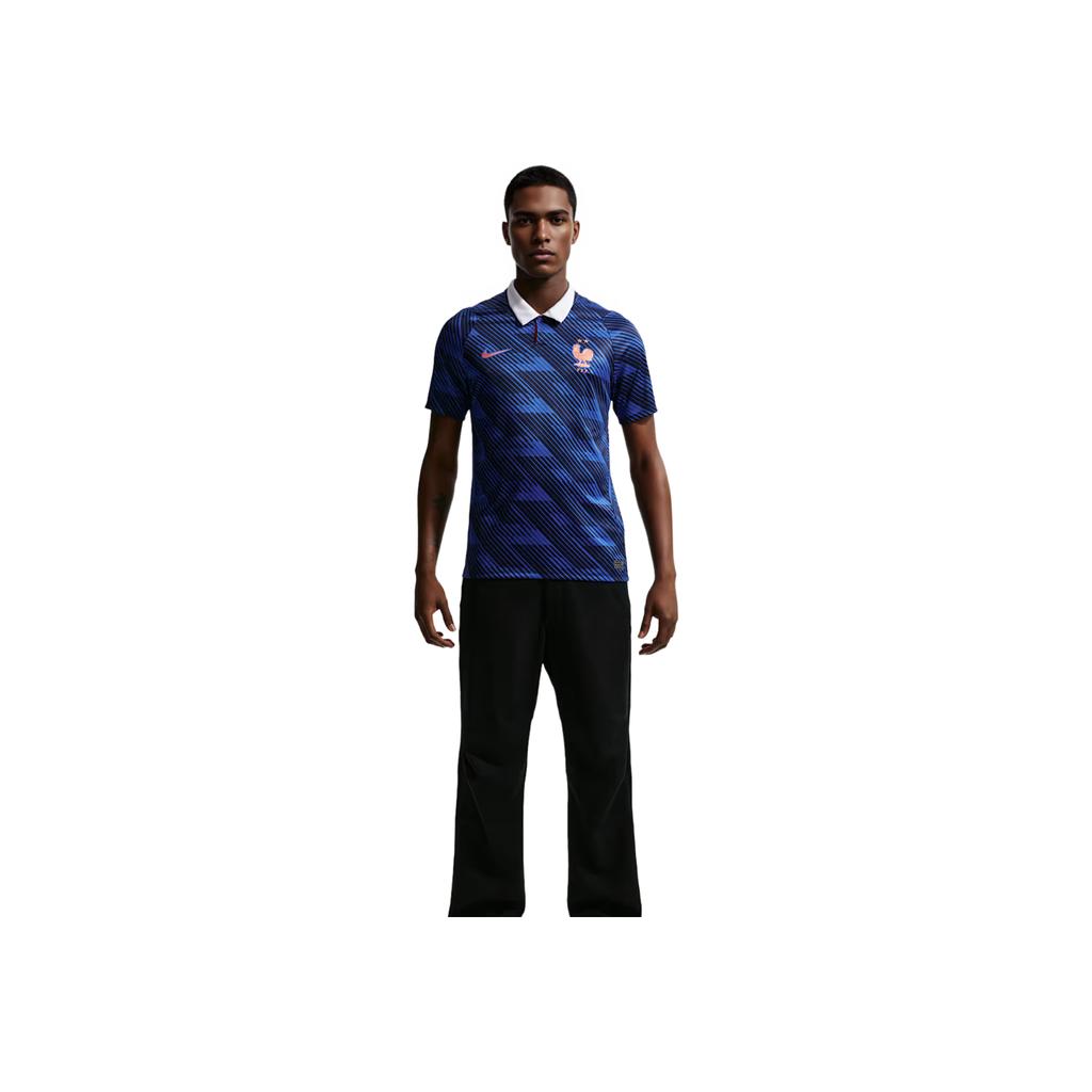 Nike Dri-Fit Fan Edition 2026 Season France Home Quick-Dry Color Block Pullover Short Sleeve Football Shirt Men tops IB5300-480
