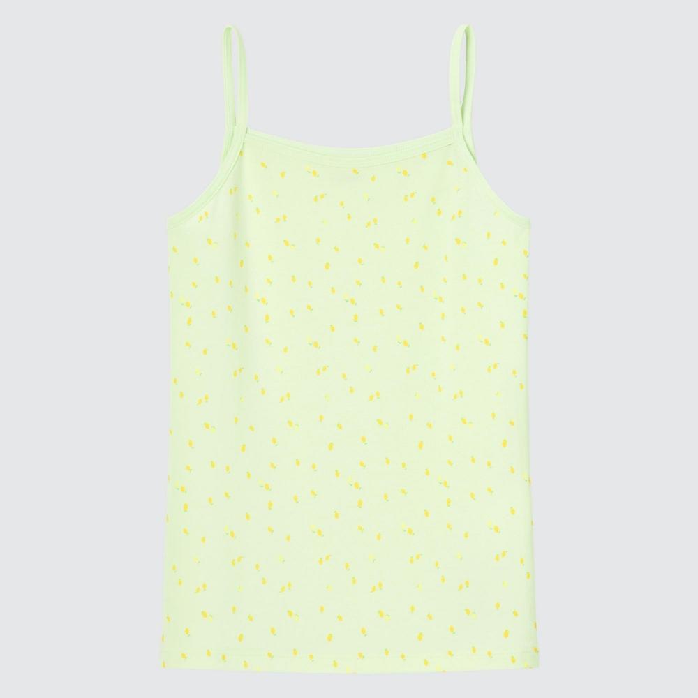 

Майка из смеси хлопка UNIQLO JAPAN GIRLS AIRism с фруктами