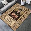 Black Clover Carpet Rug For Living Room Bedroom Home Sofa Decoration Kids Play Nonslip Floor Mat