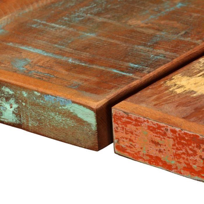 VidaXL Table de bar Bois massif de récupération 150 x 70 x 107 cm