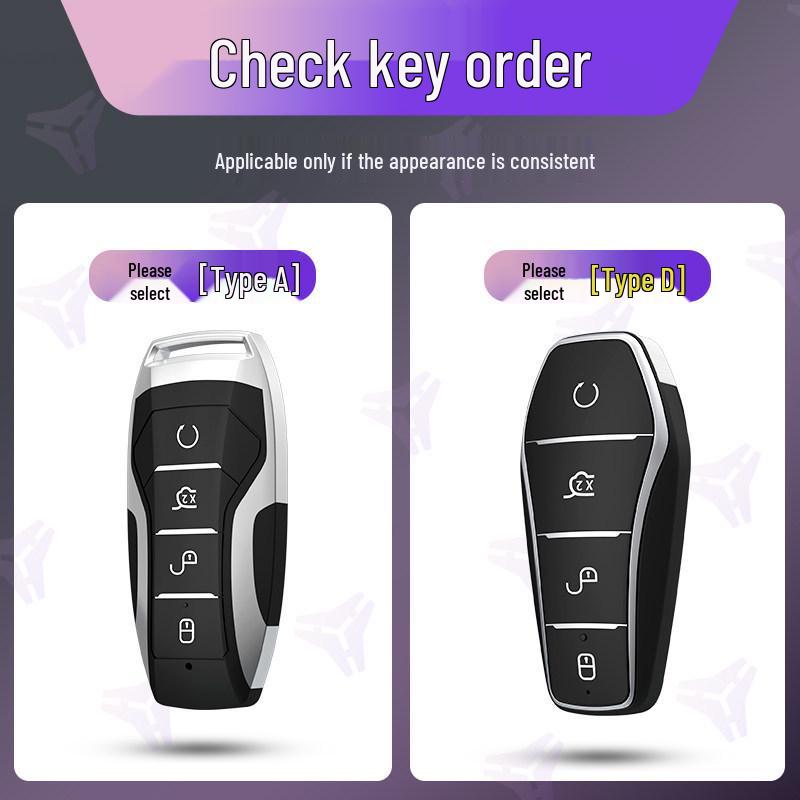 Compatible Key Case for BYD Models: Song, Qin, L PLUS, DMI, Han, Tang, Yuan Pro, Destroyer 05, Dolphin, Seal, and Seagull EV