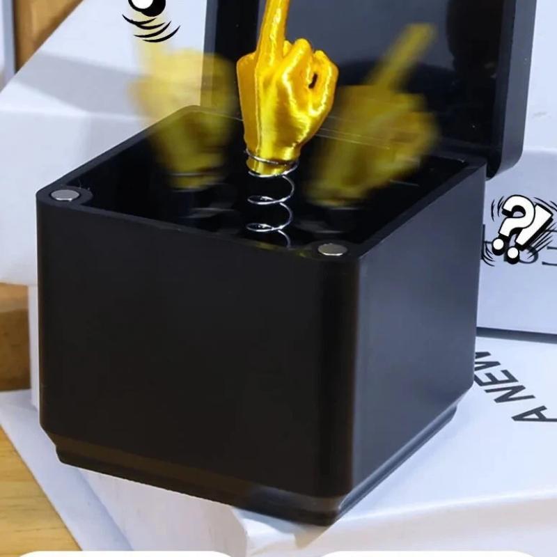 Best Selling Funny Prank Jack In The Box Classic Jumping Finger Technique Toy Jumping Fear Surprise Box Party