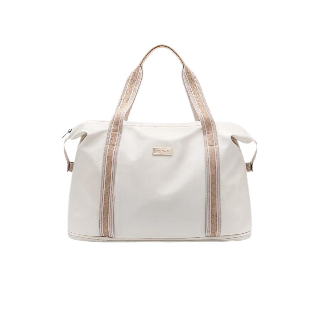 GOLF Expandable Travel Bag, Luggage Bag, Wet-Dry Separation, Gym Bag, Sports Handbag, Apricot Color