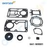 6A1-W0001 Power Head Gasket Kit For Yamaha Outboard Parts 2T 2A 2HP 6A1-W0001-00 6A1-W0001-00-R8