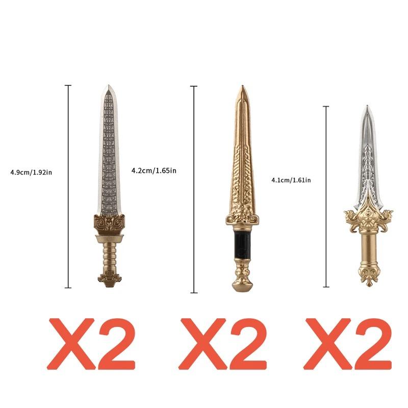 MOC Medieval Weapon Knight Building Block Accessories Character Helmet Hat Academic Gown Axe Sword Shield Brick Toy Gift K073