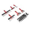 12in Drywall Finishing Hand Tool Kit Stainless Steel Paint Scraper with Mud Pan Drywall Tool Set
