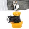 5Celsius16 Inch Double Tight Push In Quick Connector Adapter Push In Fitting   Lock Quick Disconnect