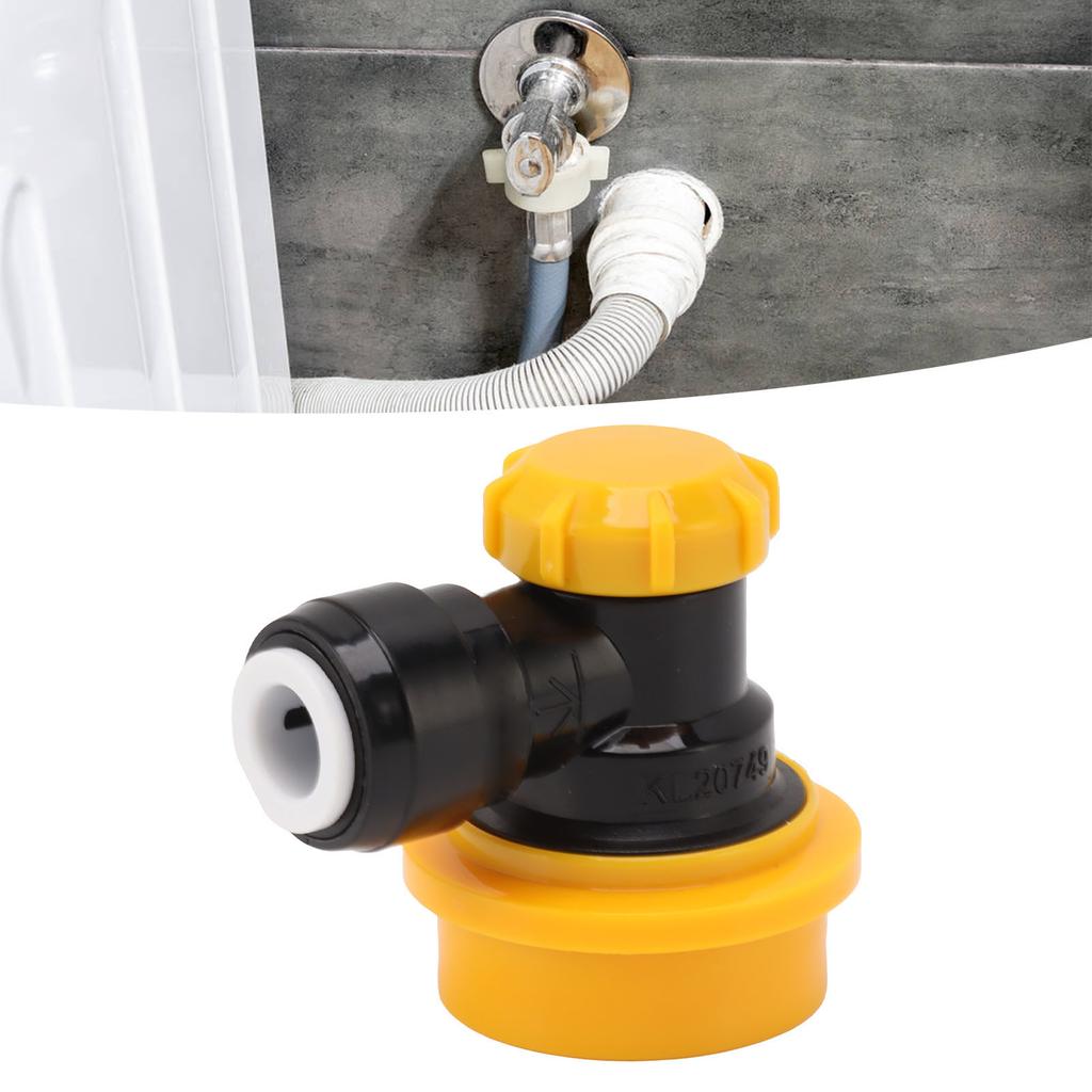 5Celsius16 Inch Double Tight Push In Quick Connector Adapter Push In Fitting   Lock Quick Disconnect