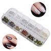 12 Grids Nail Art Rhinestones DIY Nail Decoration Glitter Rhinestones Manicure Tool
