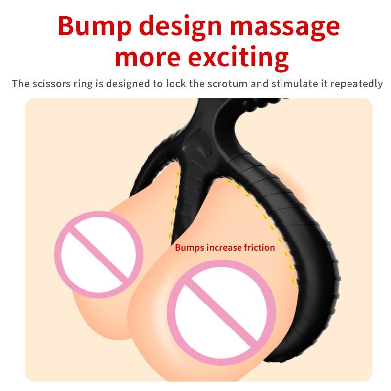 Male Penis Ring SM Penis Sleeve Delay Ejaculation Reusable Silicone Semen Cock Ring Penis Enlargement Semen Lock Rings Sex Toys