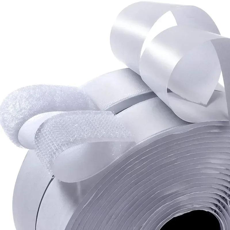 1pc 1m/39.37in Hook and Loop Tape Couch Cushions Strip with Adhesive Nylon Heavy Duty Strips for Home Crafting Organization