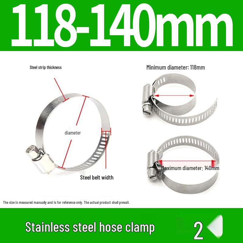 201 Edelstahl Schlauchschelle für Rohre