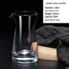 Glass Baijiu Decanter with Scale and 6 Shot Glasses Set