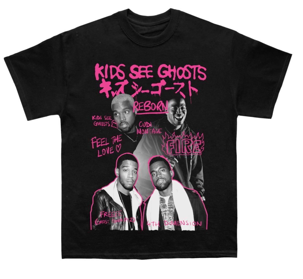 

2026 New Kanye West Graduation Album Merch Tee Shirt Purple Graffiti Good Morning Stronger Flashing Lights Vintage Streetwear 4XL
