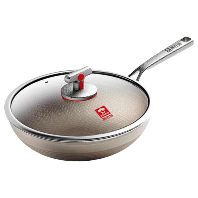KOBACH Top Chef Titanium Honeycomb Non-Stick Wok