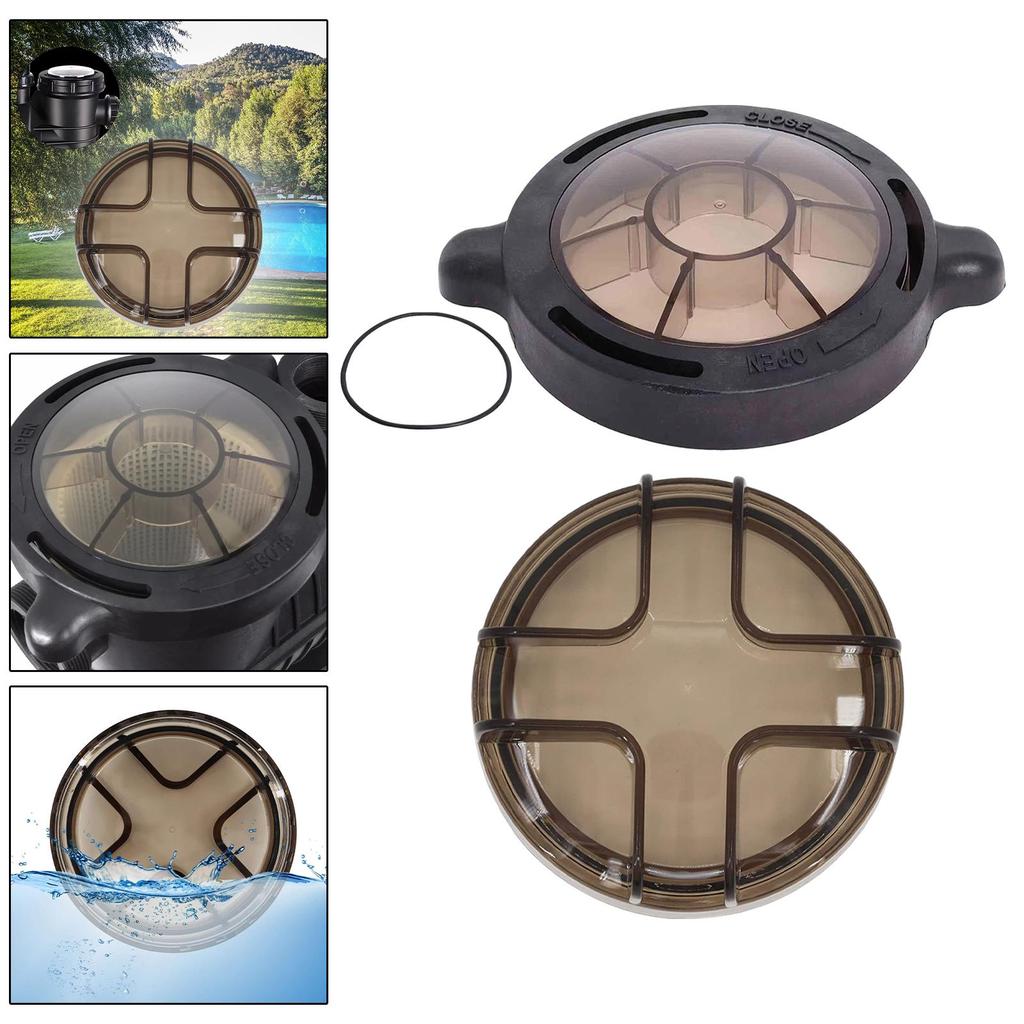 Pool Strainer Lid Portable Strong Replaceable Pool Pump Accessory Round Thread Strainer Cover replacement 72744 72772 72743