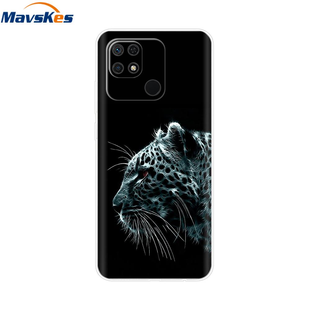For Redmi 10C Case Clear Heart Flower Soft Silicon Phone Cover For Xiaomi Redmi 10C Coque redmi10C 10 C Fundas Bumper Shockproof