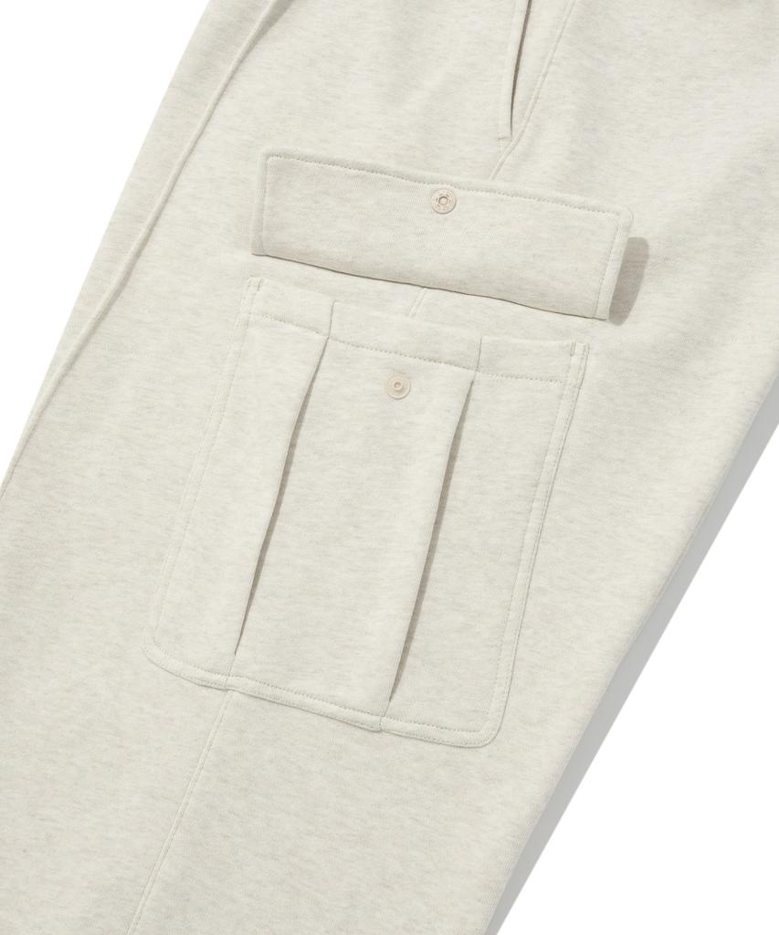 COVERNAT Cargo Sweatpants Oatmeal