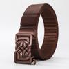 Men'S Wind Alloy Automatic Buckle Belt Thickened Imitation Nylon Tactical Belt
