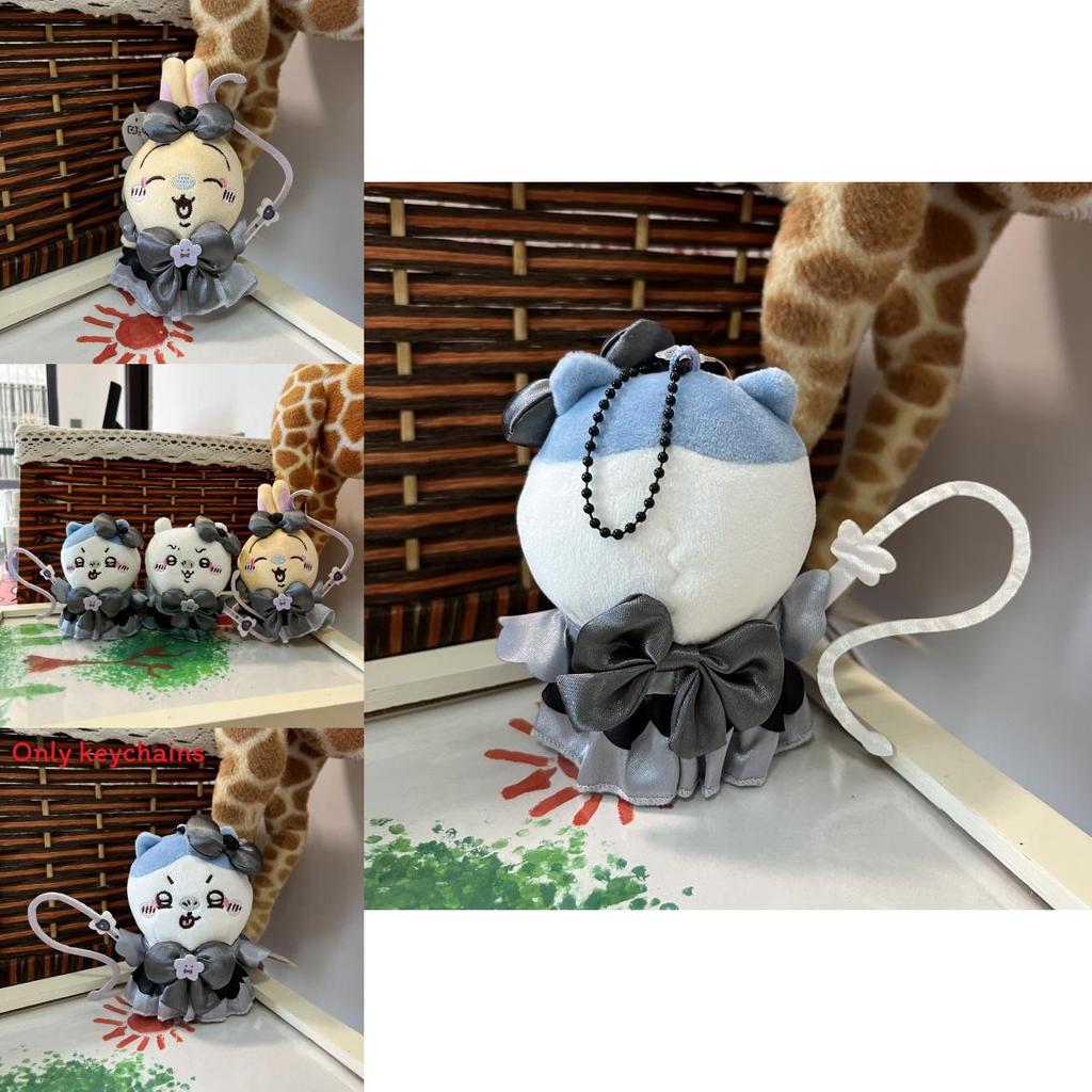 Chiikawa Black Magic Girl Plush Keychain With Soft Pp Cotton For Kids And Collectors