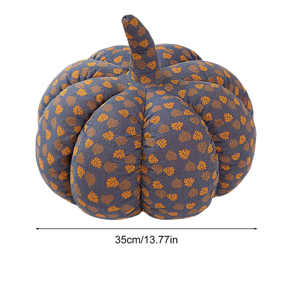 3D Pumpkin Shape Halloween Plush Pillow Ultra Soft Halloween Plush Throw Pillow Decorative Stuffed Pillow For Bedroom