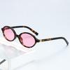 New Sunglasses Retro Versatile Women's High-end Fashion Exquisite Oval Fashion Sunglasses 3089