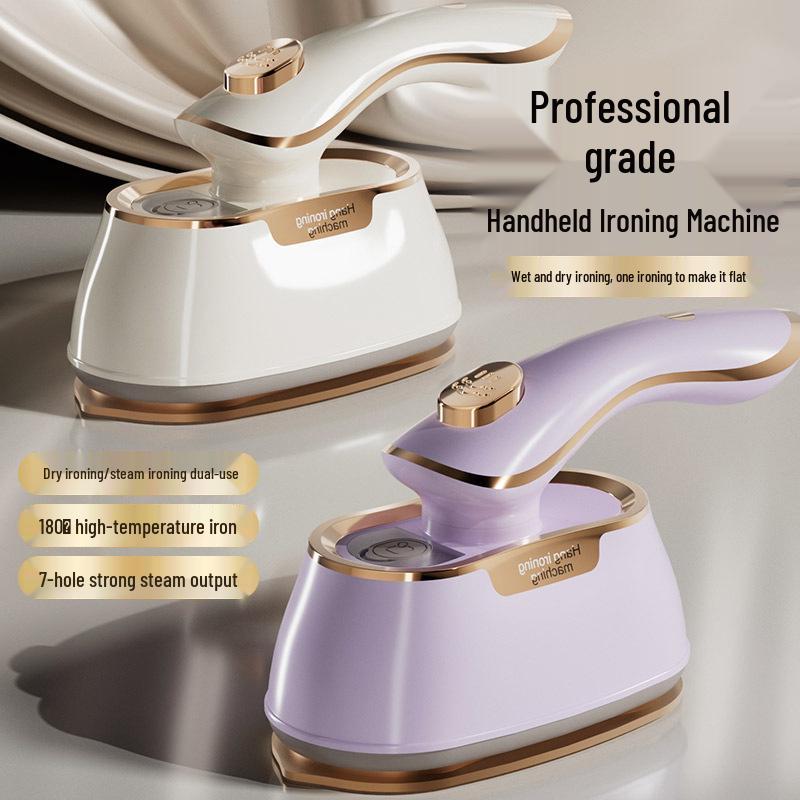 Portable Folding Mini Iron & Handheld Garment Steamer for Travel & Home