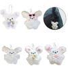 Delicate Plush Keychain Animal Phone Charm Unique Keyring Bag Pendant Accessory for Car Key Purse Wallet Backpack