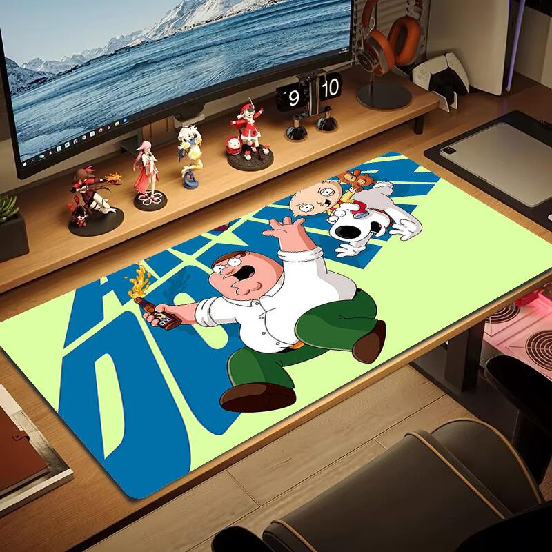 Family Guy2 Print Cushion Non-slip Laptop Tablet Big Mousepad XXL Mat Mini PC Playmat With Lock Edge