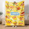 Pocoyo Customize Text Blanket Multi-purpose Personalized Blanket Warmthful Decor Perfect for Sofa Chair Bedding Livingroom Ideal for All Seasons