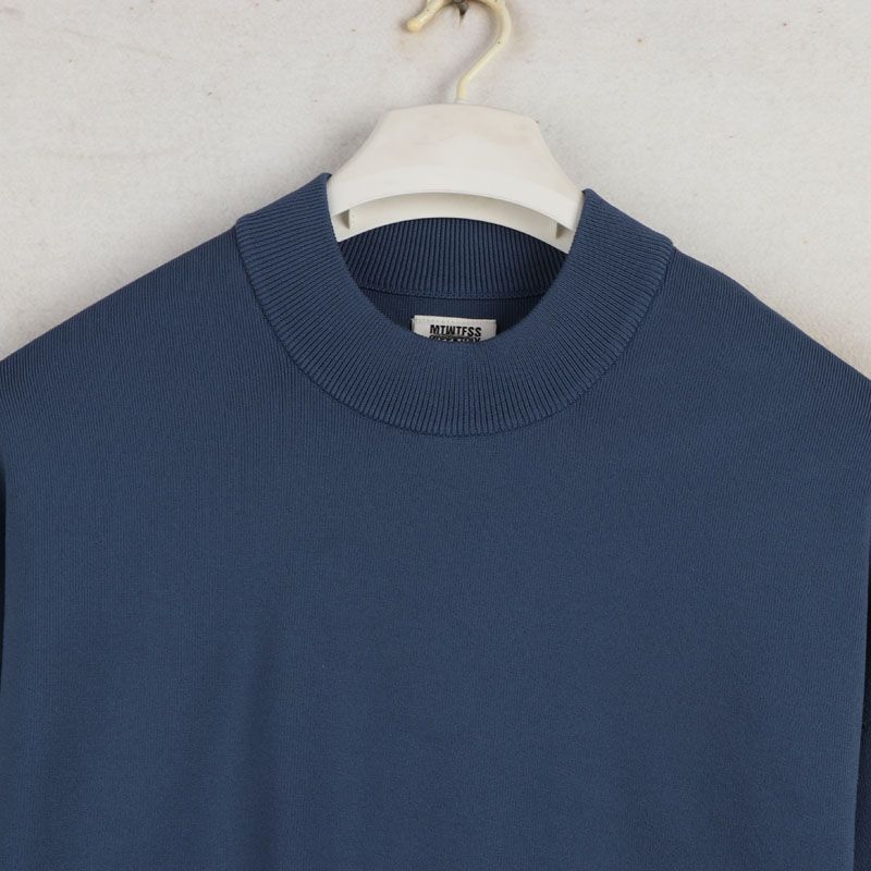 House Lonely Spring New Arrival Foreign Trade Women's Clothing round Neck Pullover Long Sleeves Knitwear Slim Looking Casual All-Match Sweater