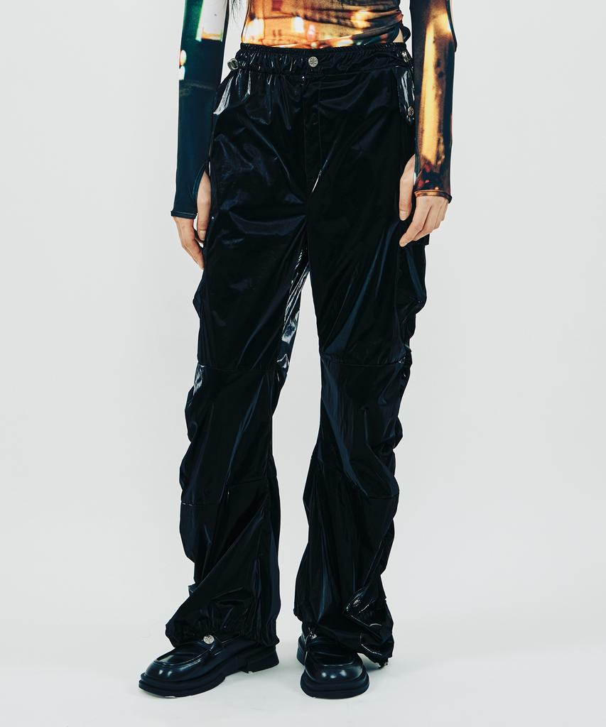 PHENOMENON SEEPER Side Shirring Panel Pants_Bk