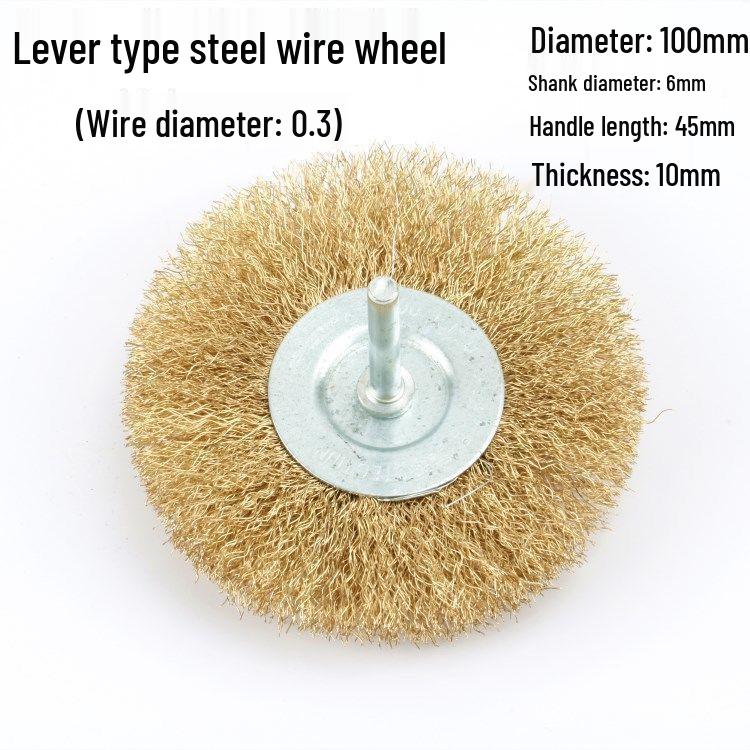 Steel Wire Grinding Wheel for Wood Carving and Furniture Debarking